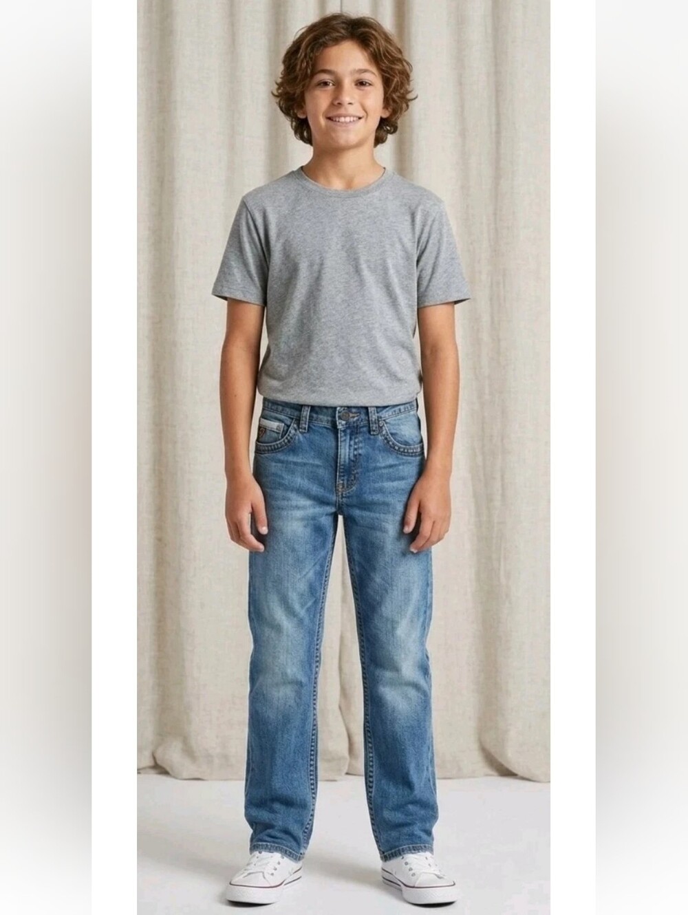 Vintage Y2k Quiksilver Jeans Quik Jean Youth Boys Straight Fit 27x27 Cotton